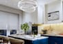 design modern kitchen interior with realistic 3d rendering